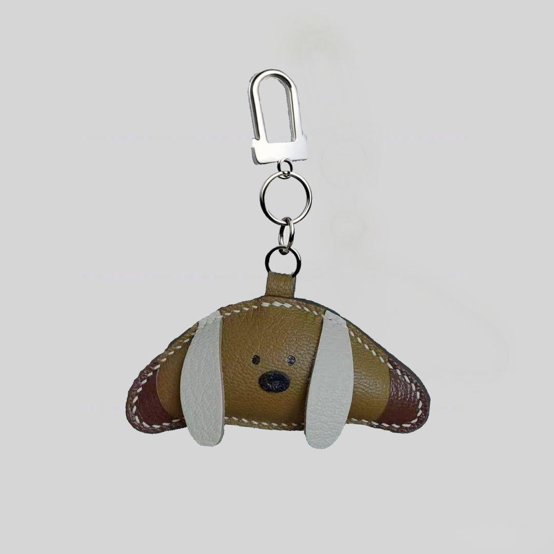 croissant dog bag charm gift
birthday gift
festival gift
keychain