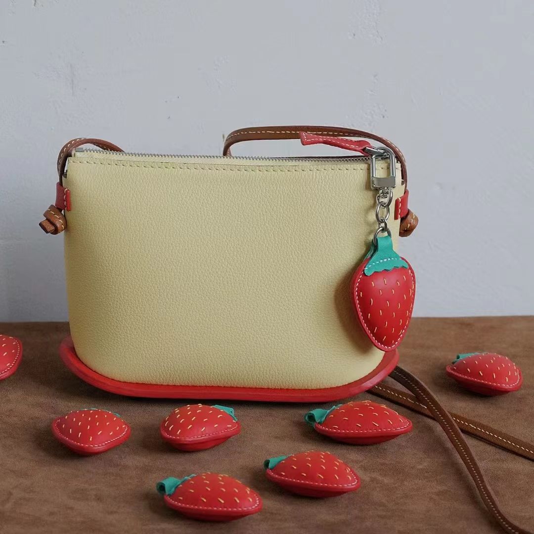 strawberry bag charm gift
keychain
birthday gift
Christmas gift