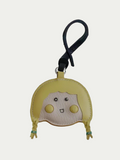 Handmade French Sheepskin Dimple Girl Bag Charm

