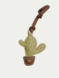 Handmade French Lambskin Cactus Bag Charm Rainbow Zoo
