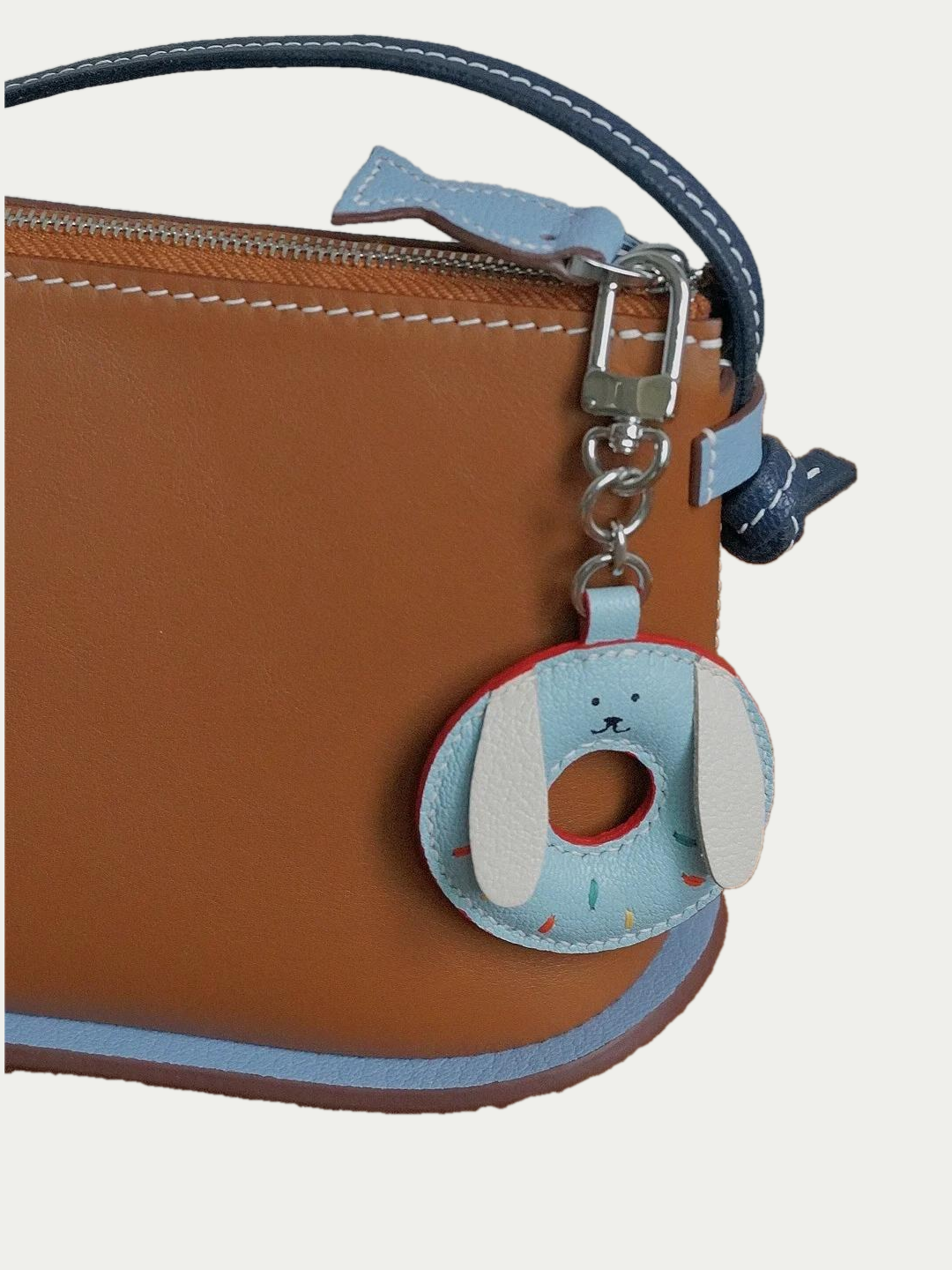 donut dog bag charm
coffee lover gift for dog owners
christmas gift for pet barista
halloween donut dog tag