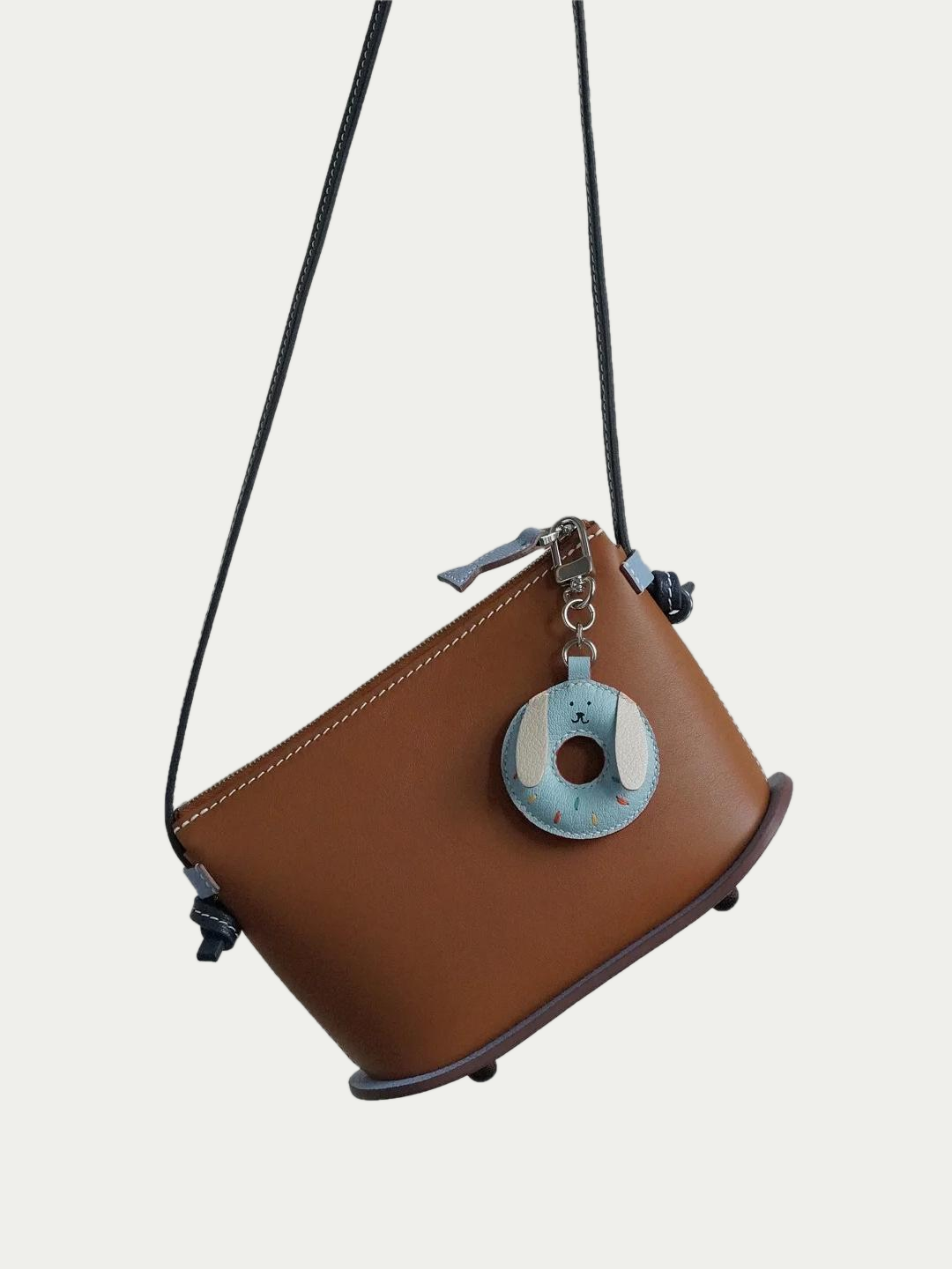 donut dog bag charm
coffee lover gift for dog owners
christmas gift for pet barista
halloween donut dog tag