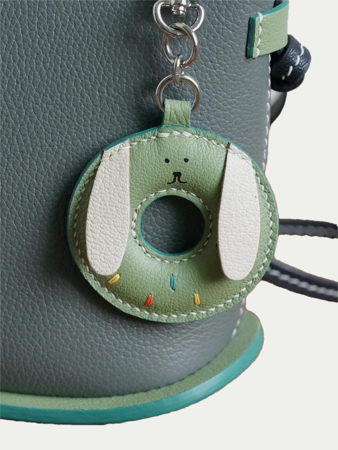 donut dog bag charm
coffee lover gift for dog owners
christmas gift for pet barista
halloween donut dog tag