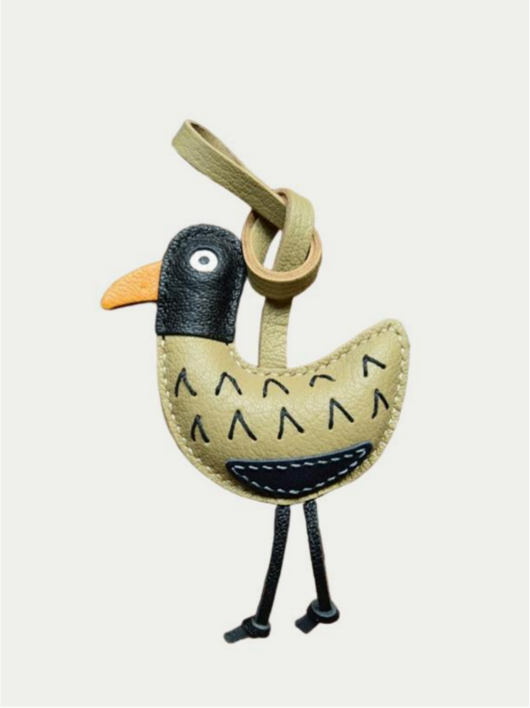 duck bag charm gift
luxury handmade gift set
French sheepskin handmade keychain