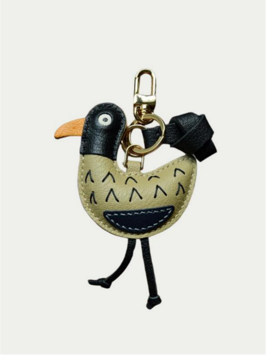 duck bag charm gift
luxury handmade gift set
French sheepskin handmade keychain