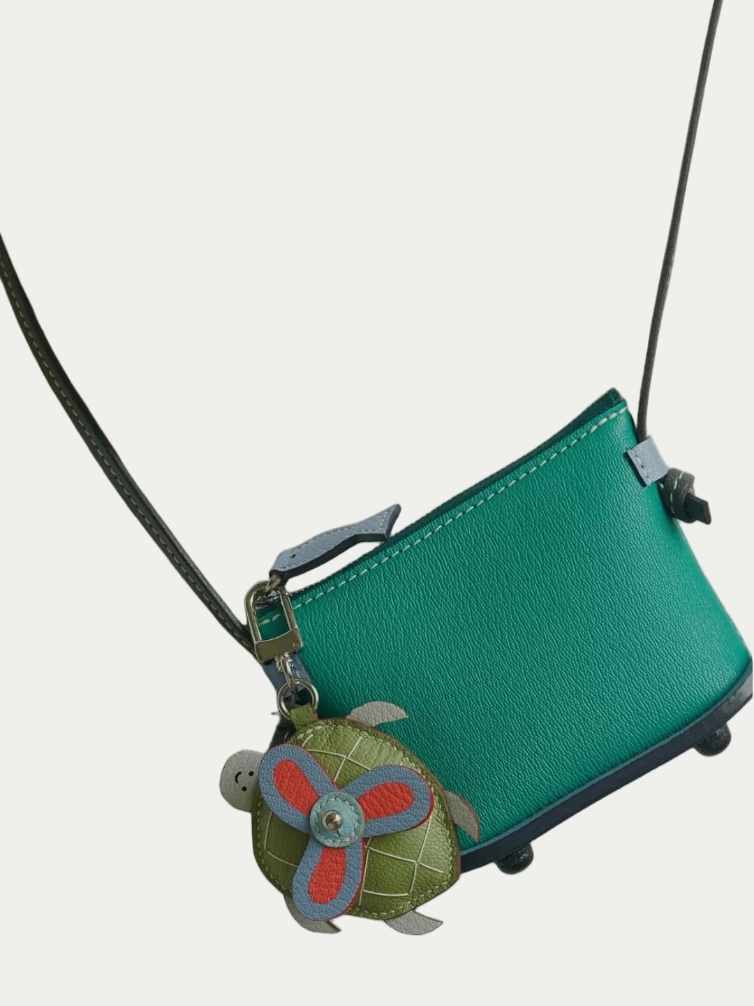 handmade Fan Turtle bag charm gift
Christmas gifts 
birthday gifts for her
Valentine's Day gift ideas
keychain