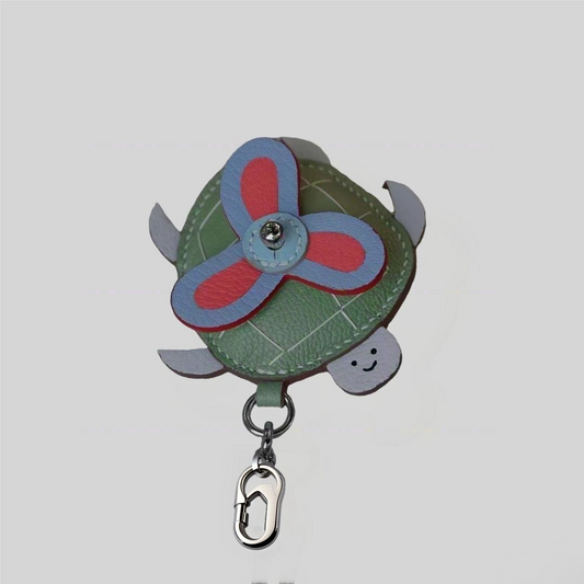 handmade Fan Turtle bag charm gift
Christmas gifts 
birthday gifts for her
Valentine's Day gift ideas
keychain