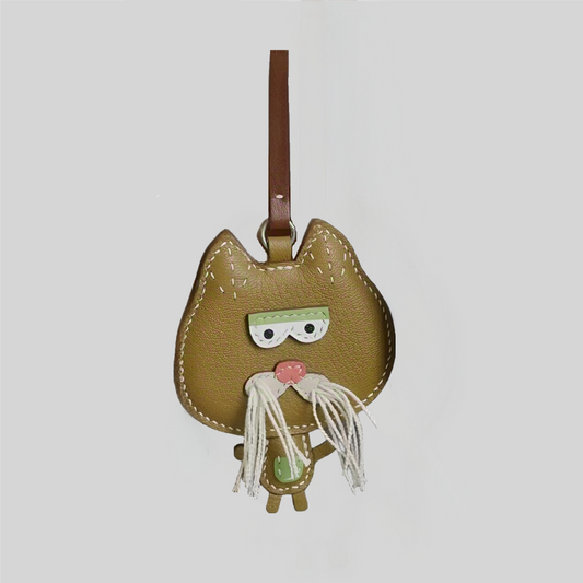 Garfield bag charm gift
Christmas Garfield gift for cat lovers
cat keychain 
unique  cat  bag charm birthday gift