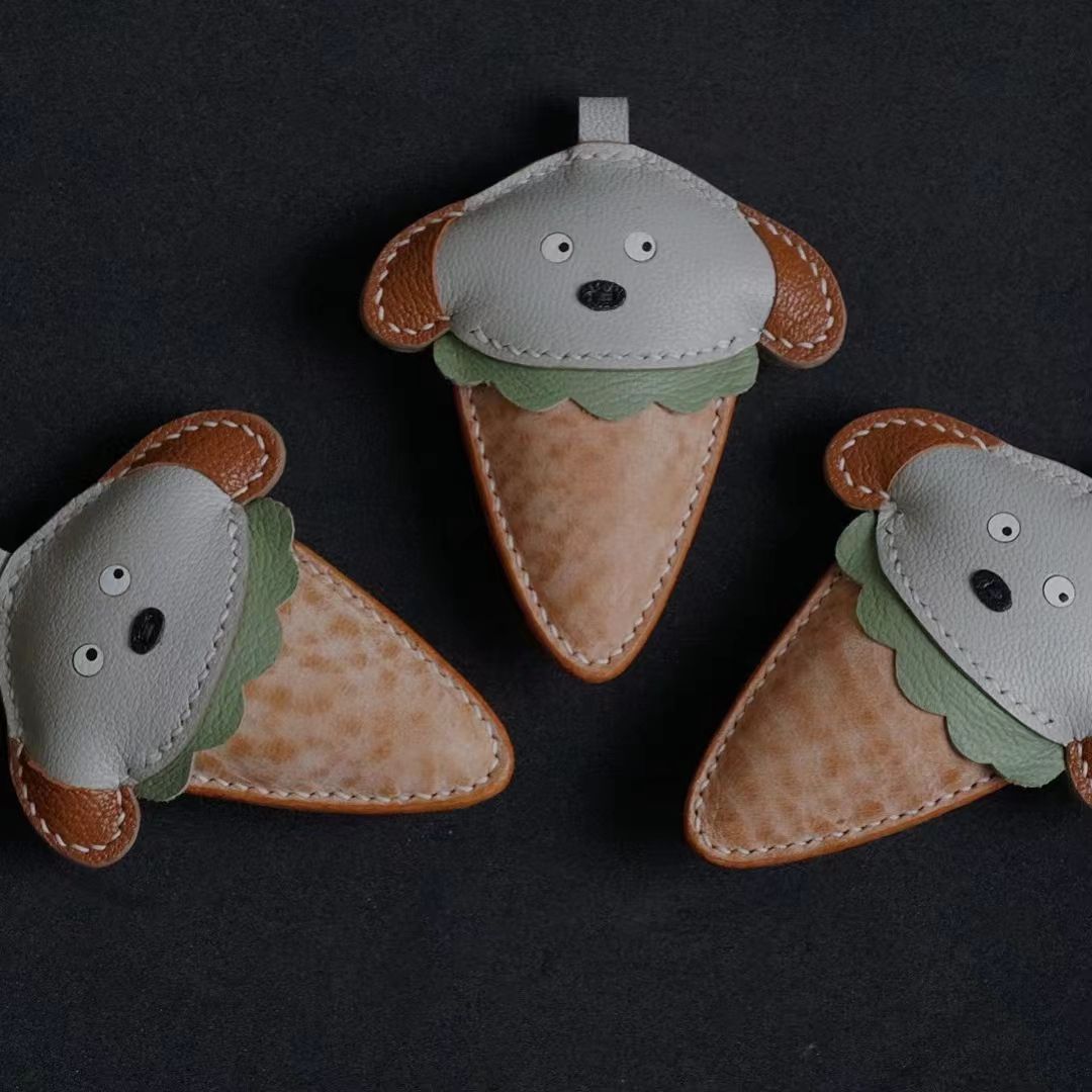 Ice Cream Themed Dog Bag Charm
Unique birthday gift 
Kawaii  gift for kids