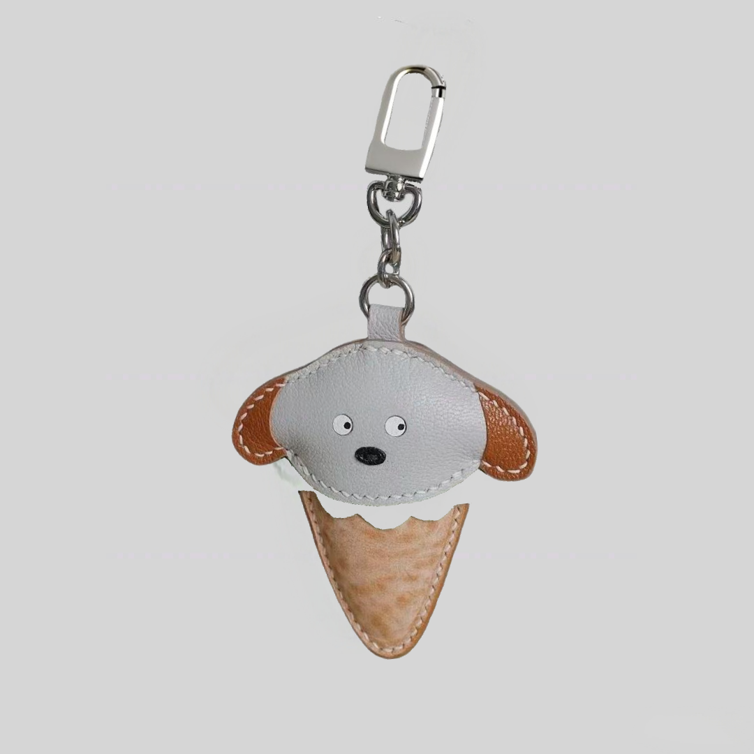 Ice Cream Themed Dog Bag Charm
Unique birthday gift 
Kawaii  gift for kids
﻿