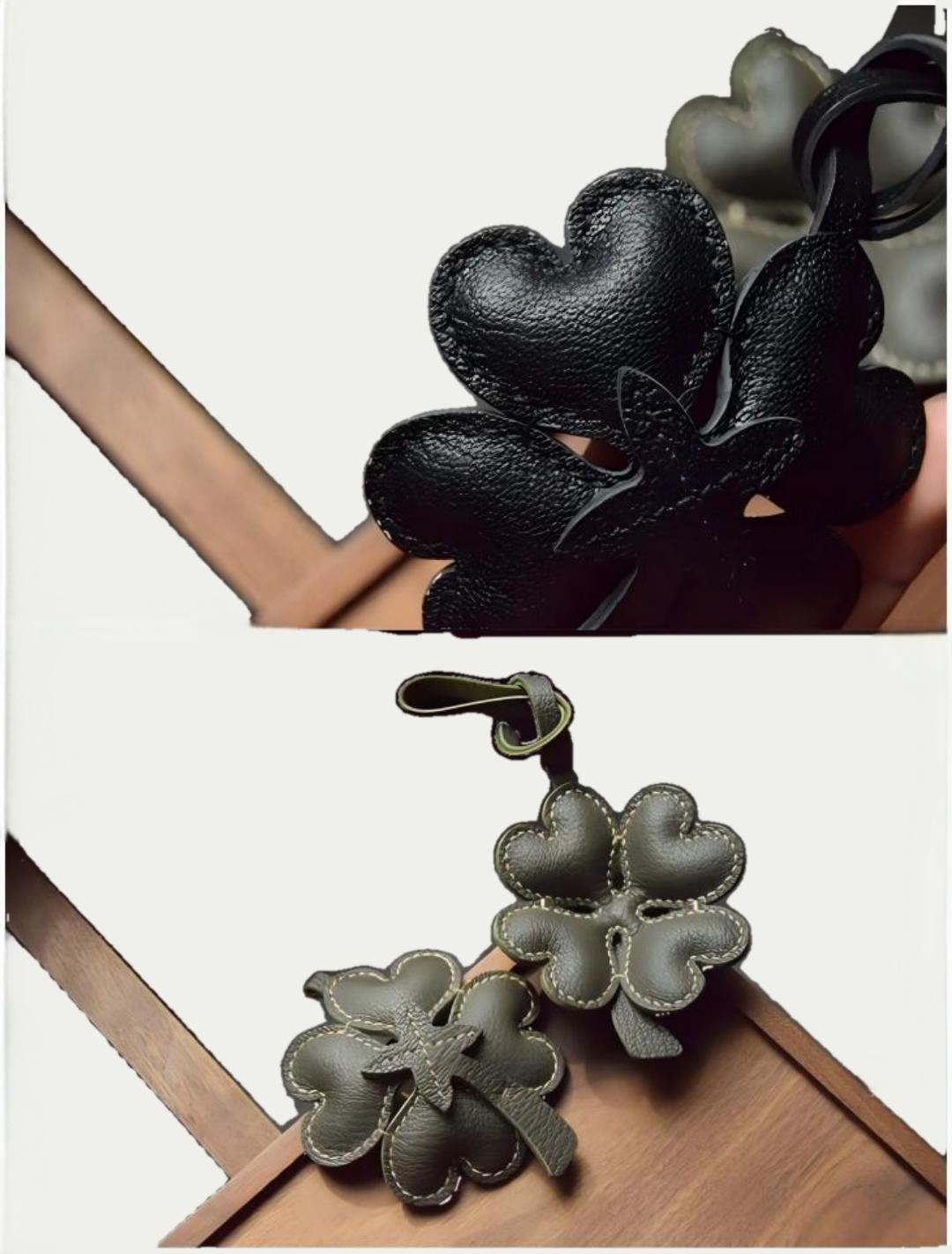 Lucky Four-Leaf Clover bag charm
Commuter bag decoration
Best friend's birthday gift
Lucky Guardian Talisman
Simple and luxurious style combination