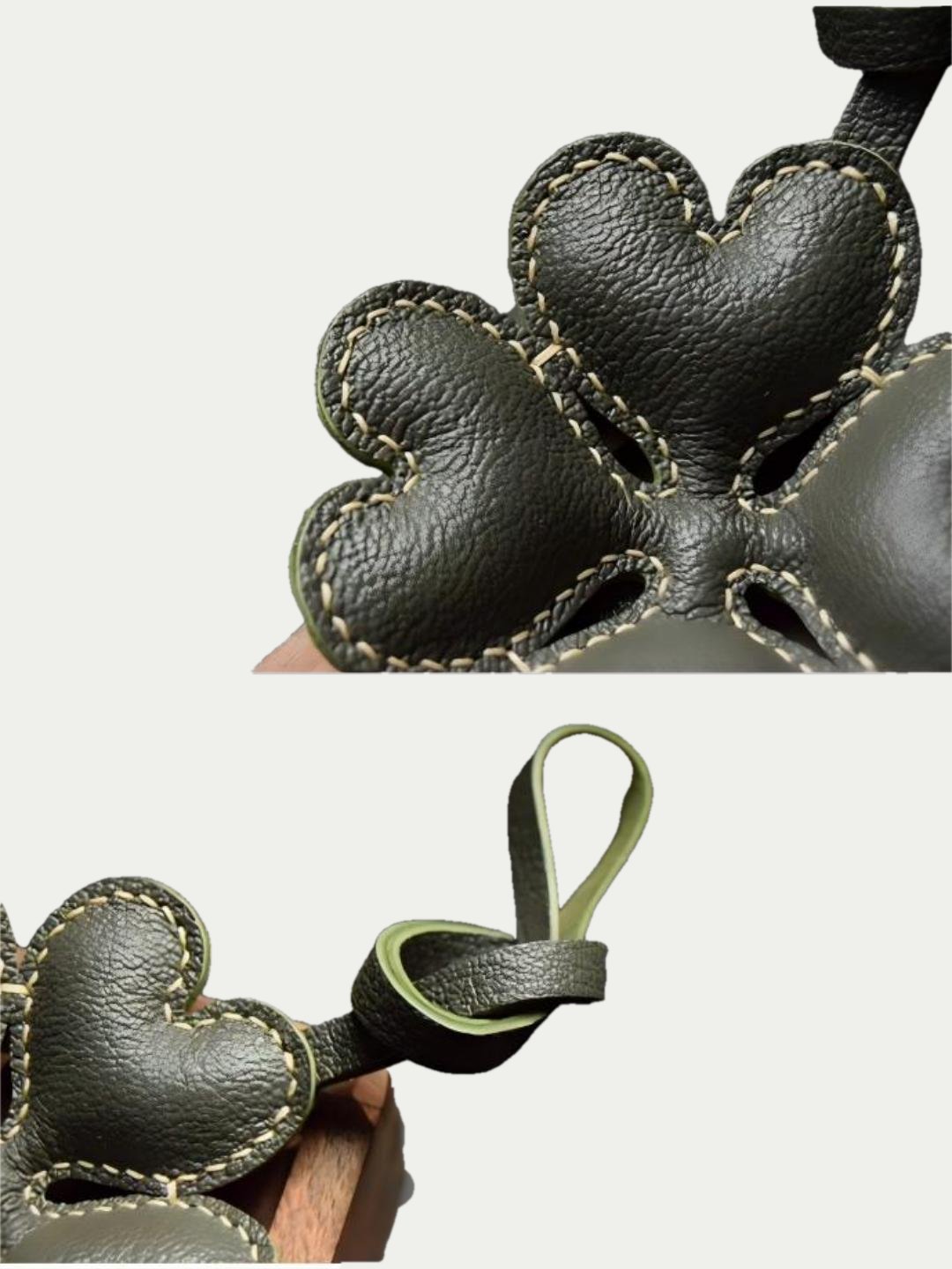 Lucky Four-Leaf Clover bag charm
Commuter bag decoration
Best friend's birthday gift
Lucky Guardian Talisman
Simple and luxurious style combination