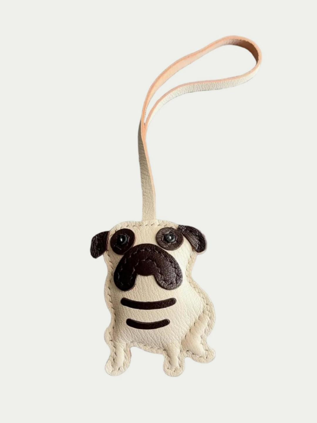 french Handmade Sheepskin Pug Bag Charm  Dog Lover Gift
French Handmade Sheepskin Pug Bag Charm
Artisanal French Lambskin Pug Purse Hanger
Luxury French Sheepskin Pug Bag Pendant 
Hand-stitched French Lambskin Pug Bag Charm for Dog Owners