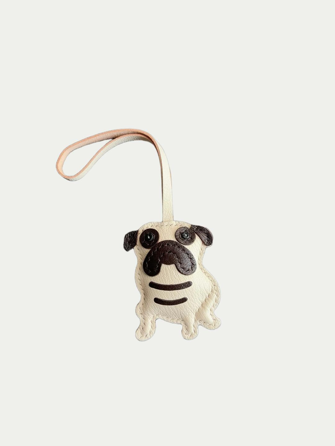 french Handmade Sheepskin Pug Bag Charm  Dog Lover Gift
French Handmade Sheepskin Pug Bag Charm
Artisanal French Lambskin Pug Purse Hanger
Luxury French Sheepskin Pug Bag Pendant 
Hand-stitched French Lambskin Pug Bag Charm for Dog Owners