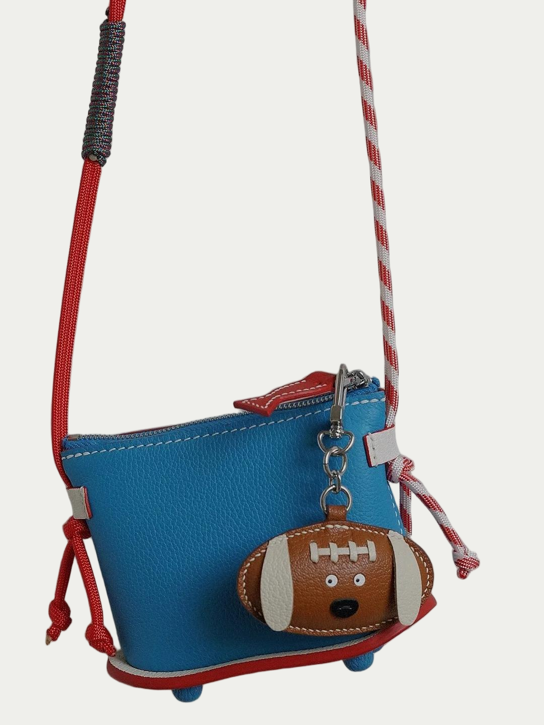 handmade Rugby Dog bag charm gift
Christmas gifts 
birthday gifts for her
Valentine's Day gift ideas
keychain