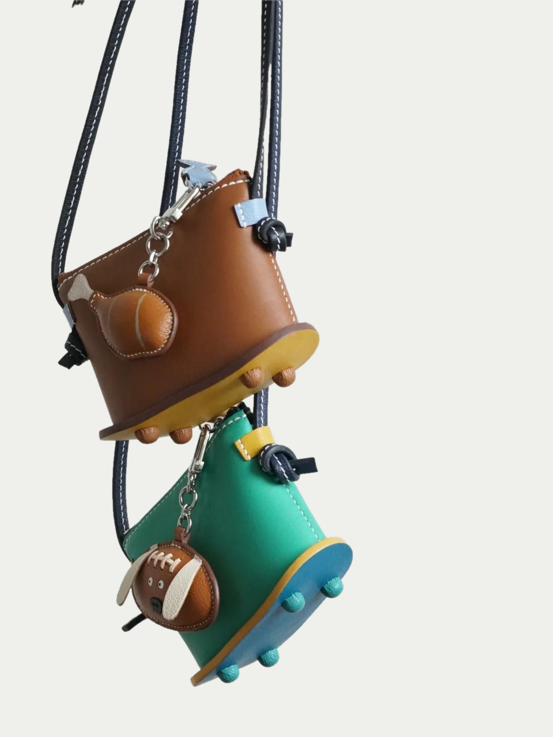 handmade Rugby Dog bag charm gift
Christmas gifts 
birthday gifts for her
Valentine's Day gift ideas
keychain