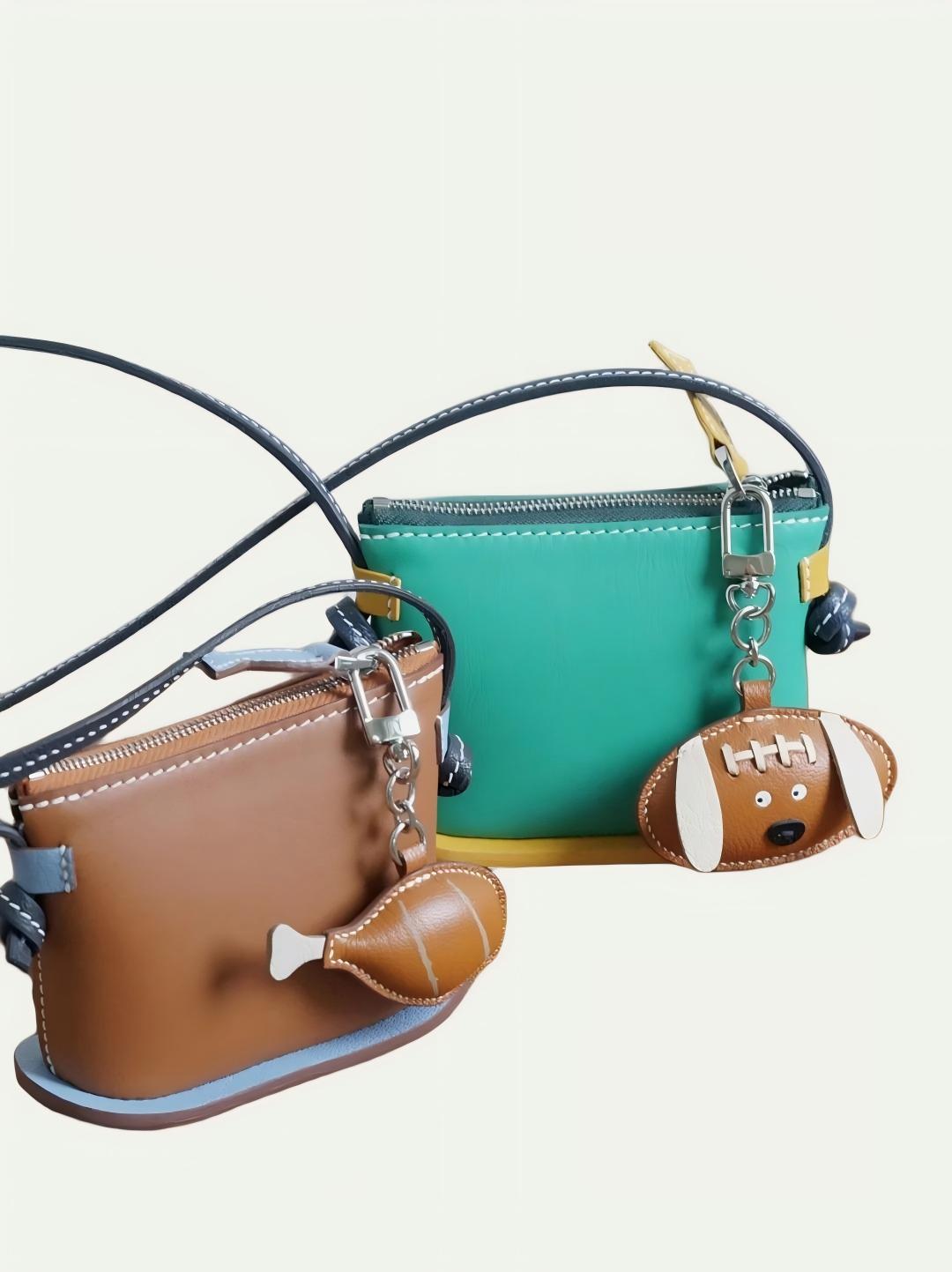 handmade Rugby Dog bag charm gift
Christmas gifts 
birthday gifts for her
Valentine's Day gift ideas
keychain