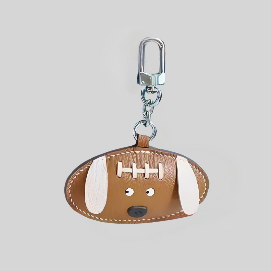 handmade Rugby Dog bag charm gift
Christmas gifts 
birthday gifts for her
Valentine's Day gift ideas
keychain