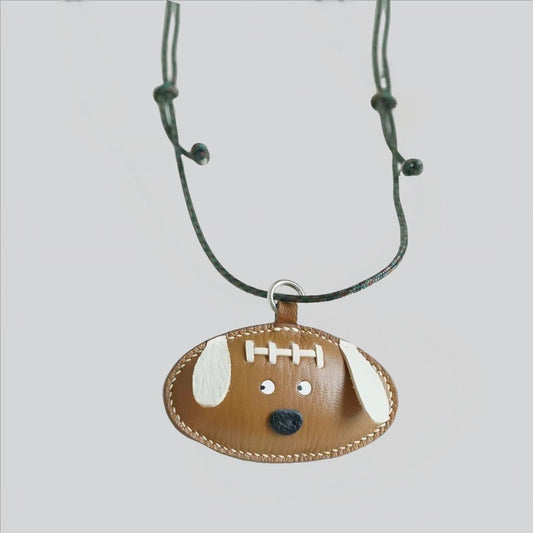handmade Rugby Dog bag charm gift
Christmas gifts 
birthday gifts for her
Valentine's Day gift ideas
keychain