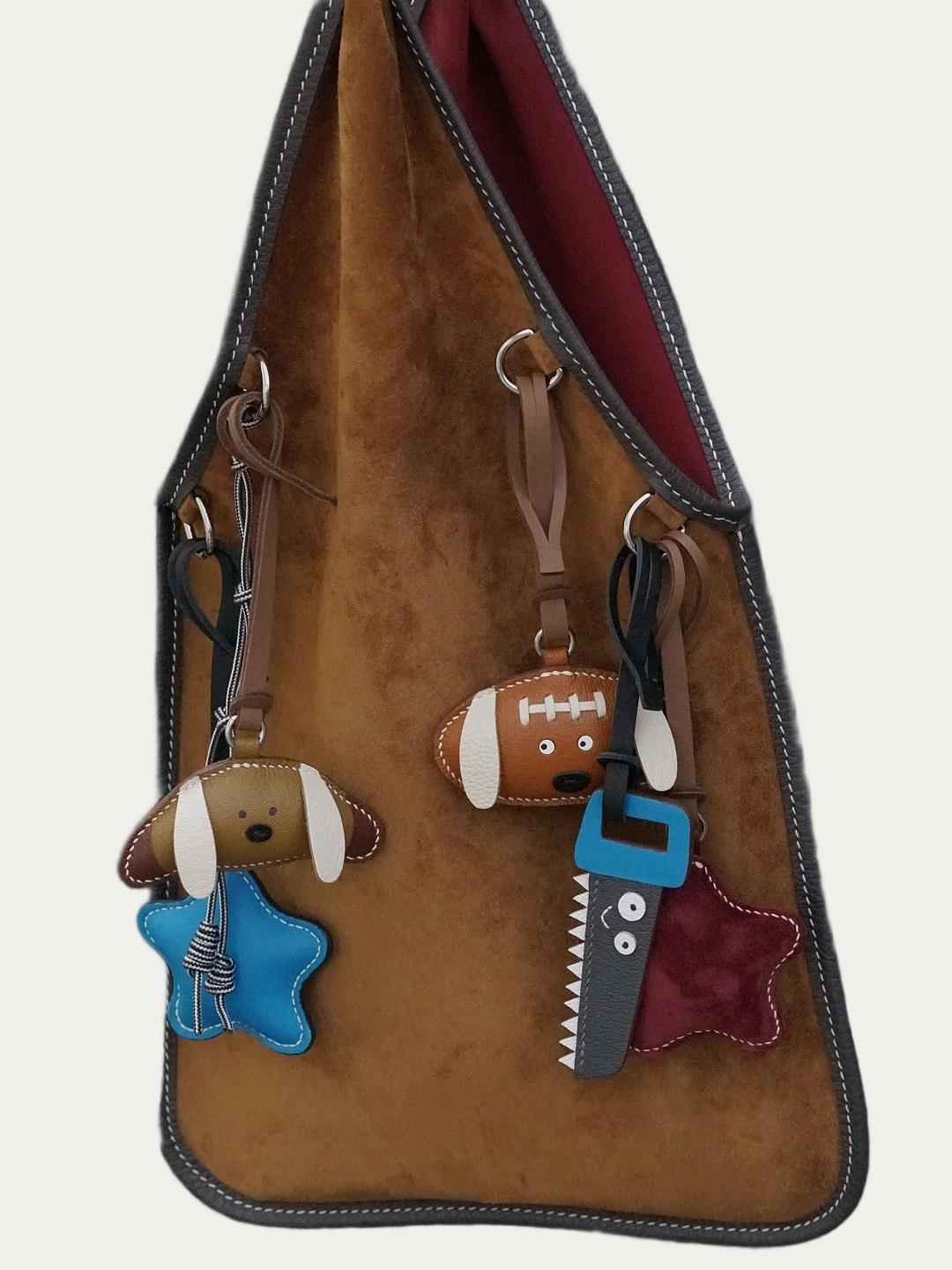 handmade Rugby Dog bag charm gift
Christmas gifts 
birthday gifts for her
Valentine's Day gift ideas
keychain