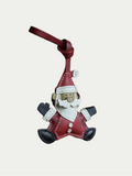 Red French Sheepskin Handmade Santa Claus Bag Charm