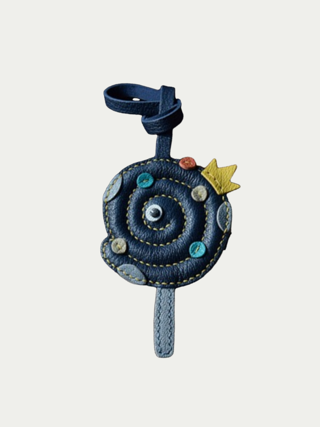 Snake shaped lollipop bag charm gift
luxury handmade gift set
French sheepskin handmade keychain