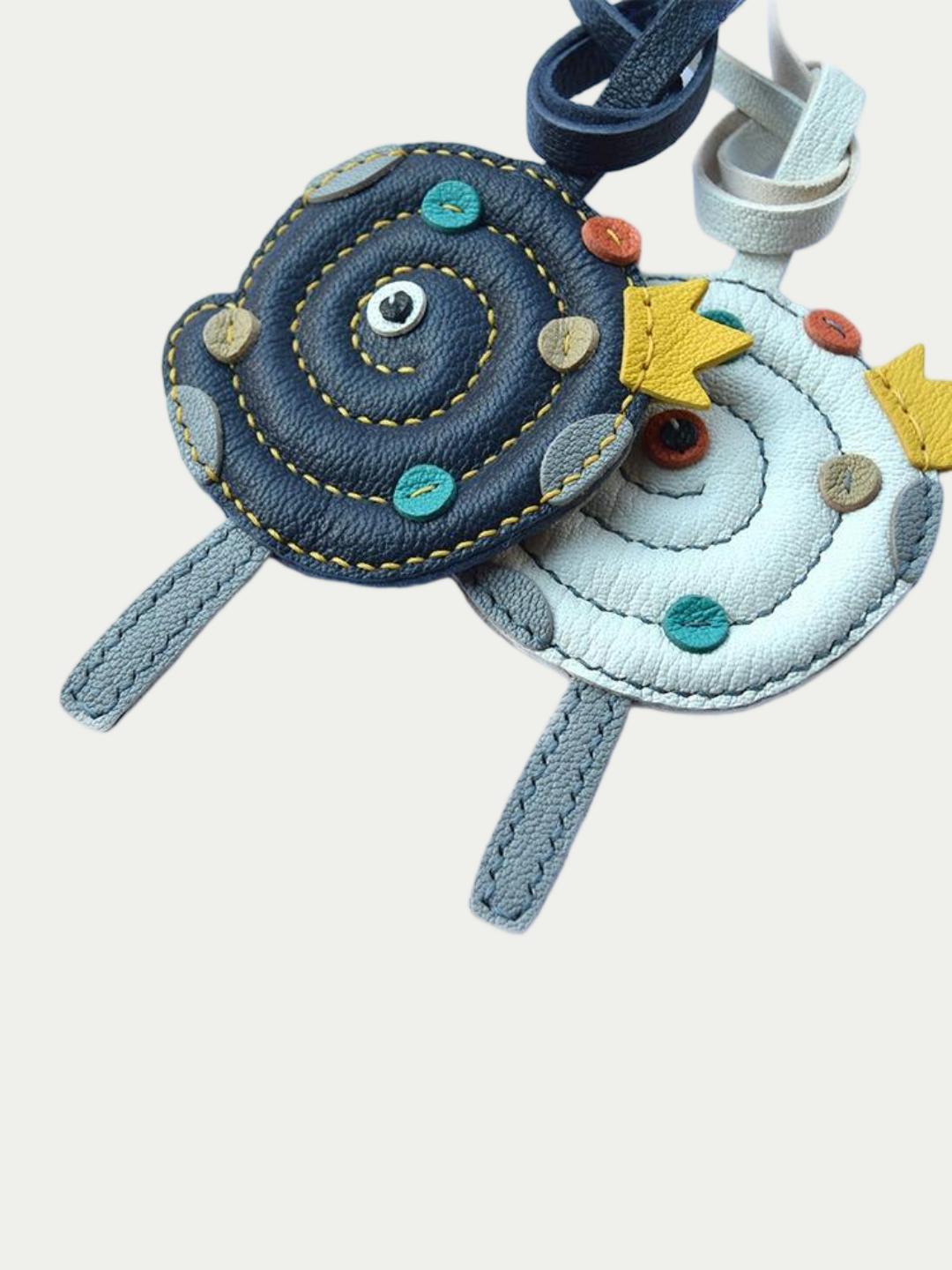 Snake shaped lollipop bag charm gift
luxury handmade gift set
French sheepskin handmade keychain