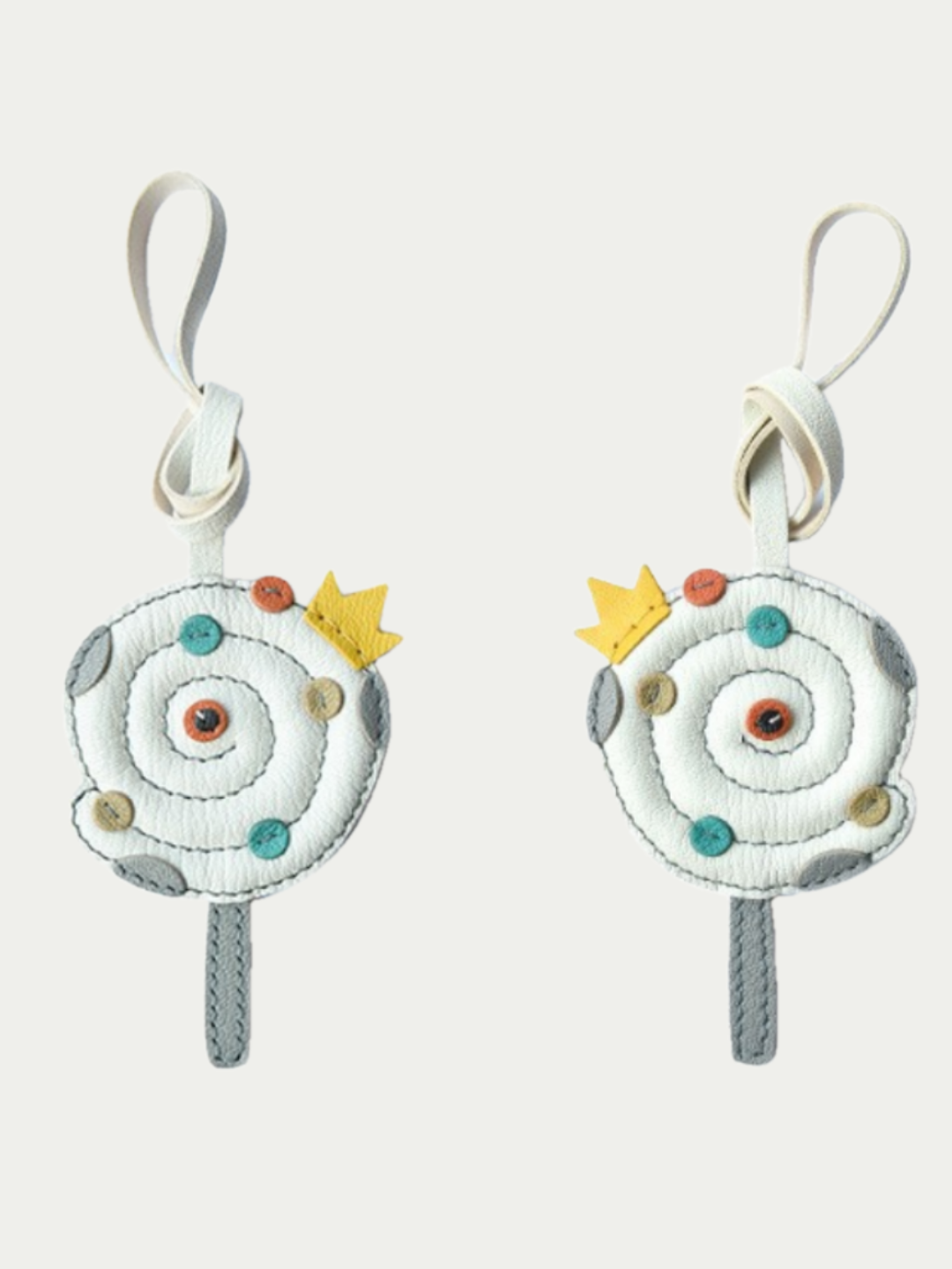 Snake shaped lollipop bag charm gift
luxury handmade gift set
French sheepskin handmade keychain