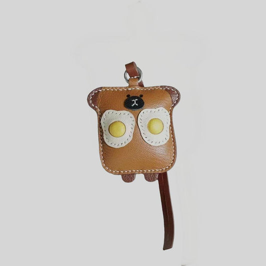 Toast Bear bag charm gift
birthday gift
festival gift
keychain
﻿