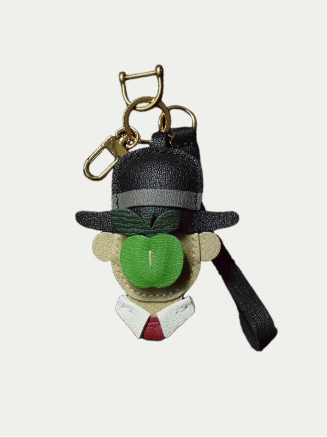 artist bag charm
luxury handmade gift set
French sheepskin handmade keychain