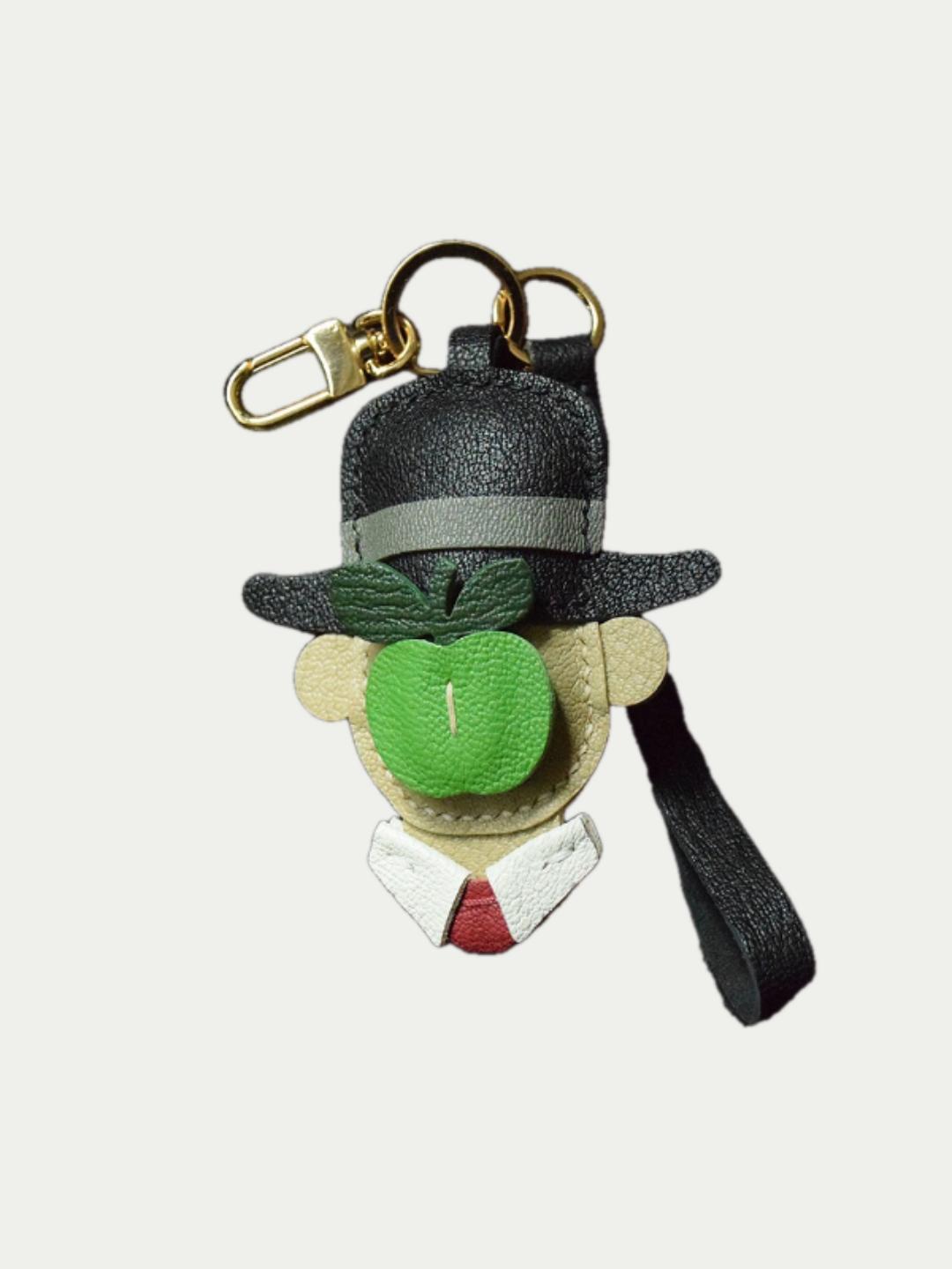 artist bag charm
luxury handmade gift set
French sheepskin handmade keychain