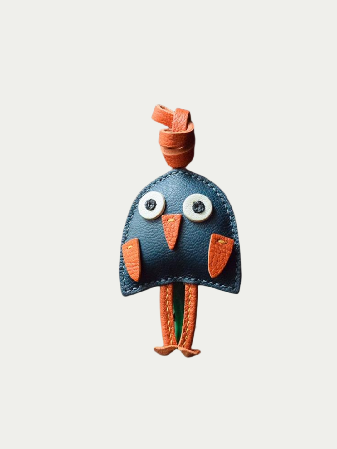 Handmade genuine leather
Car key pendant
Rearview mirror decoration
Minimalist and individualistic trend
bird bag charm gift
