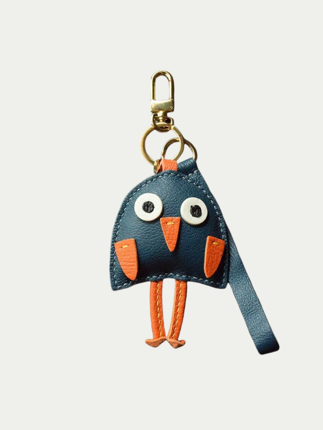 Handmade genuine leather
Car key pendant
Rearview mirror decoration
Minimalist and individualistic trend
bird bag charm gift
