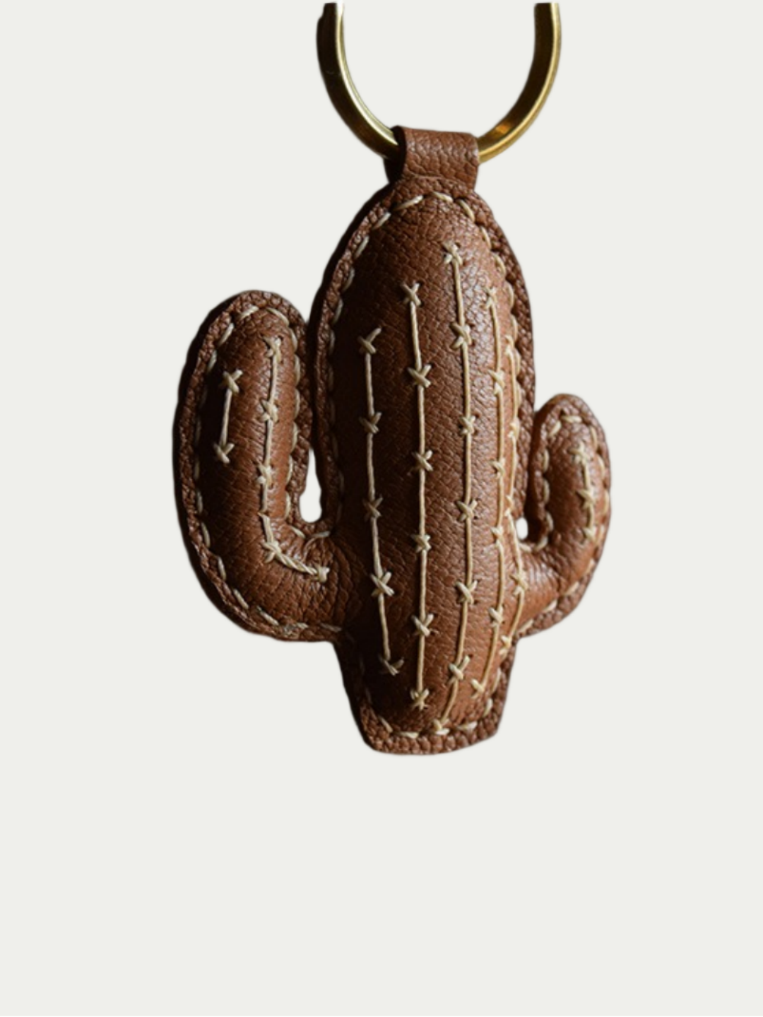 cactus bag charm gift
luxury handmade gift set
French sheepskin handmade keychain