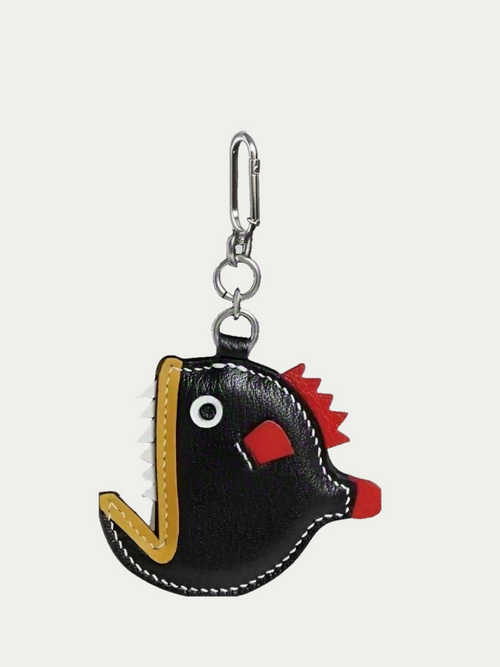 Handmade French Sheepskin Devil Ray Bag Charm
