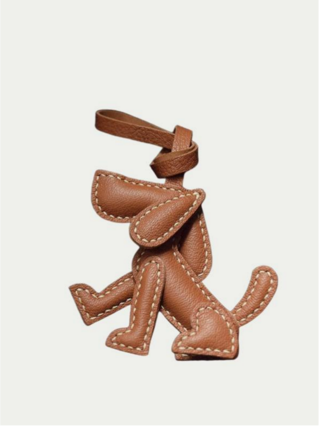 dog  bag charm gift
luxury handmade gift set
French sheepskin handmade keychain