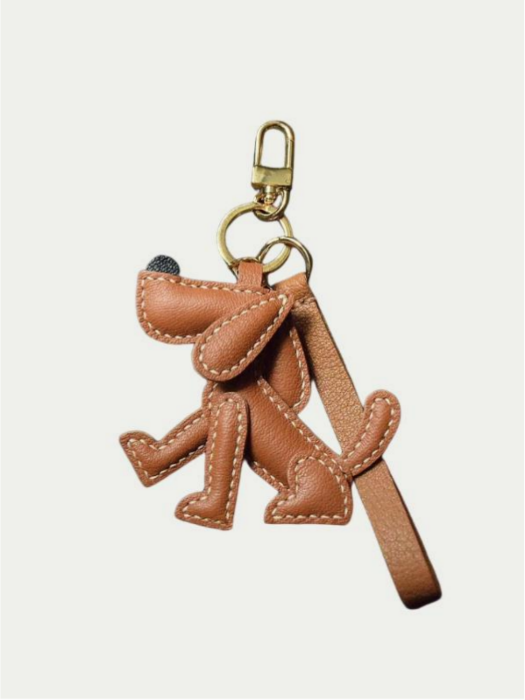 dog  bag charm gift
luxury handmade gift set
French sheepskin handmade keychain