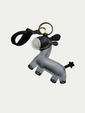 Donkey Charm Handmade French Sheepskin Bag Charm