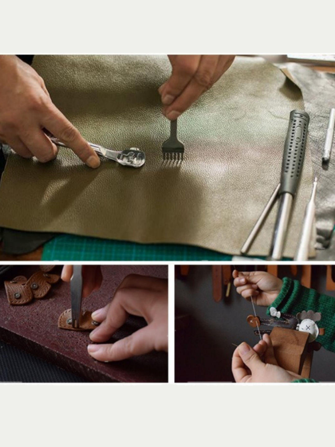 donkey bag charm gift
luxury handmade gift set
French sheepskin handmade keychain