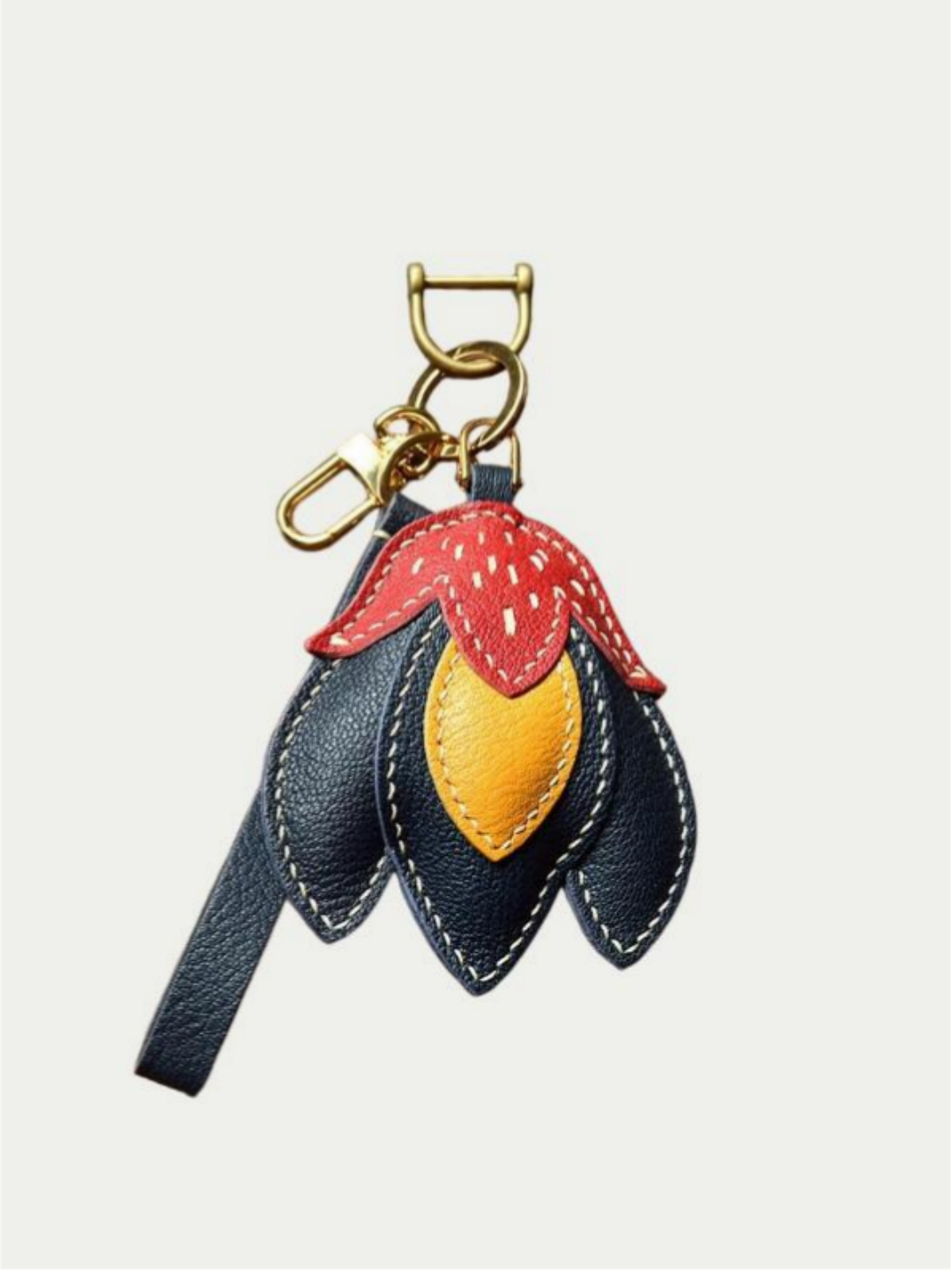 flower  bag charm gift
luxury handmade gift set
French sheepskin handmade keychain