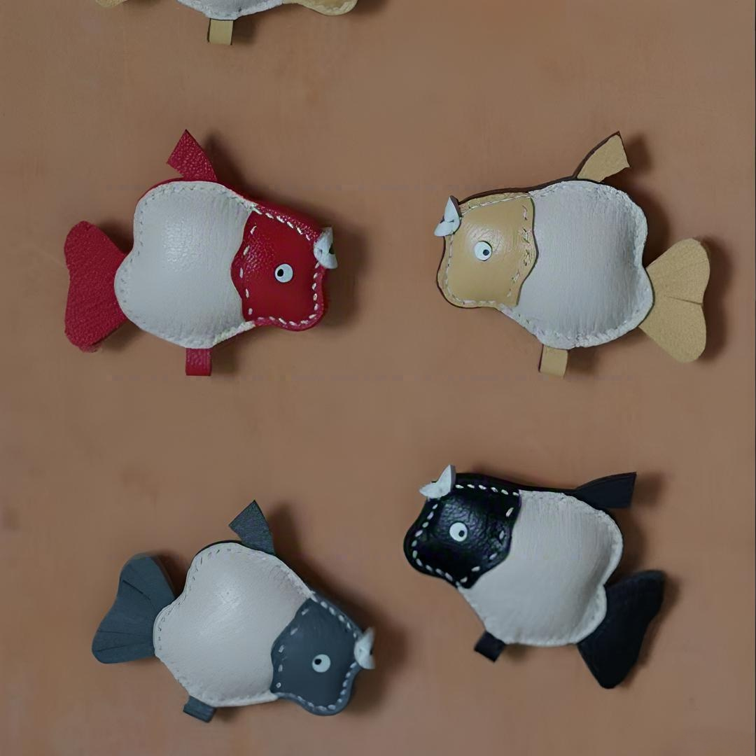 handmade Fan goldfish charm gift
Christmas gifts 
birthday gifts for her
Valentine's Day gift ideas
keychain
