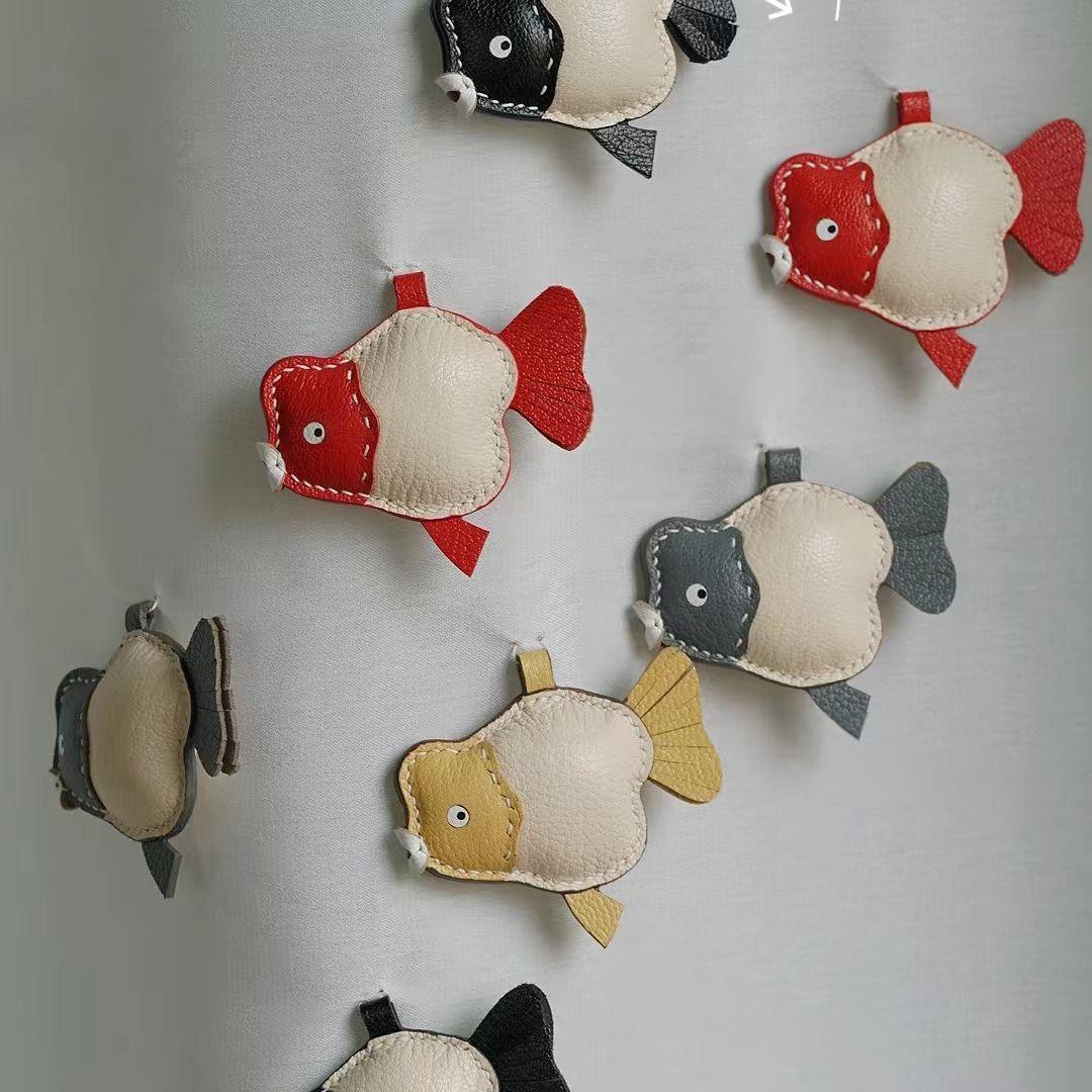 handmade Fan goldfish charm gift
Christmas gifts 
birthday gifts for her
Valentine's Day gift ideas
keychain