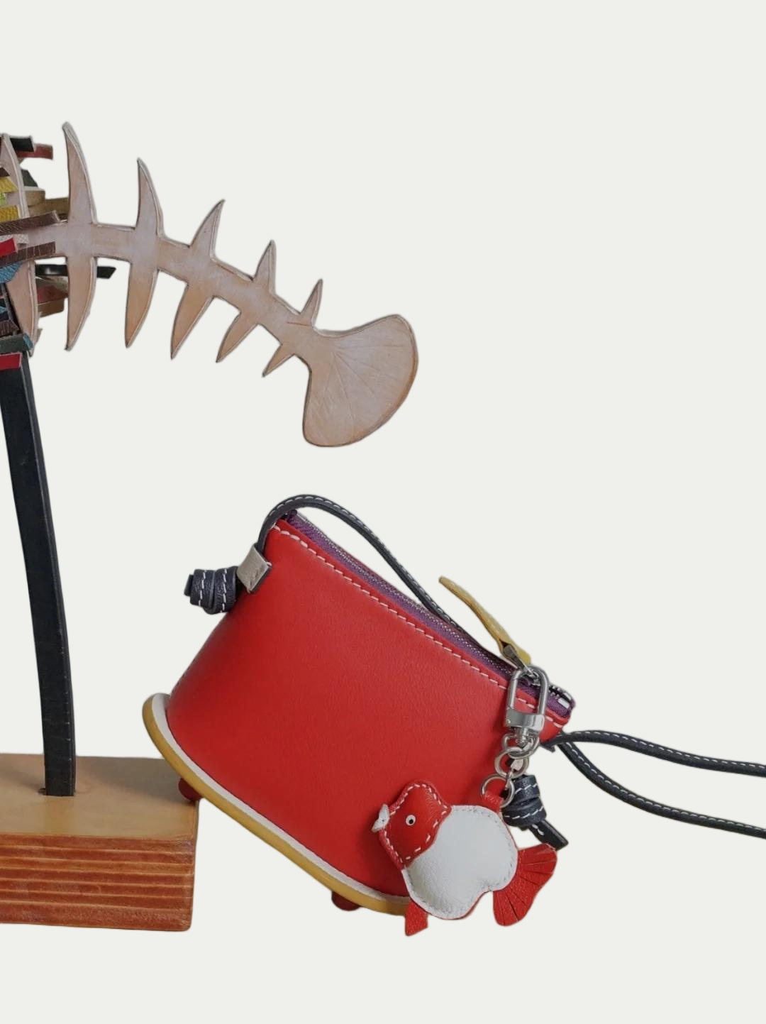 handmade Fan goldfish charm gift
Christmas gifts 
birthday gifts for her
Valentine's Day gift ideas
keychain