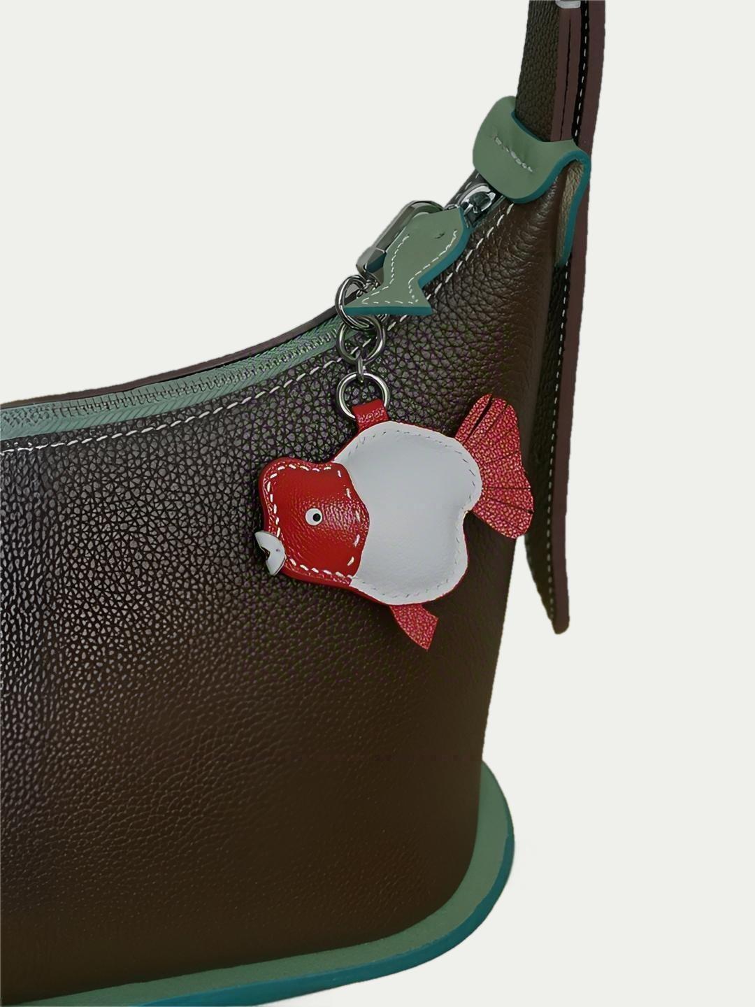 handmade Fan goldfish charm gift
Christmas gifts 
birthday gifts for her
Valentine's Day gift ideas
keychain