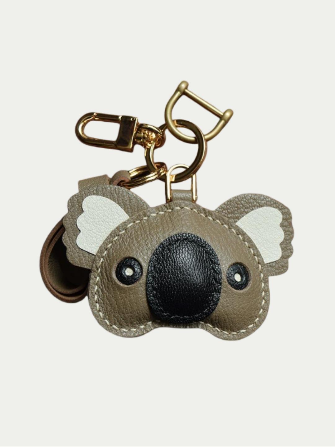 koala bag charm gift
luxury handmade gift set
French sheepskin handmade keychain