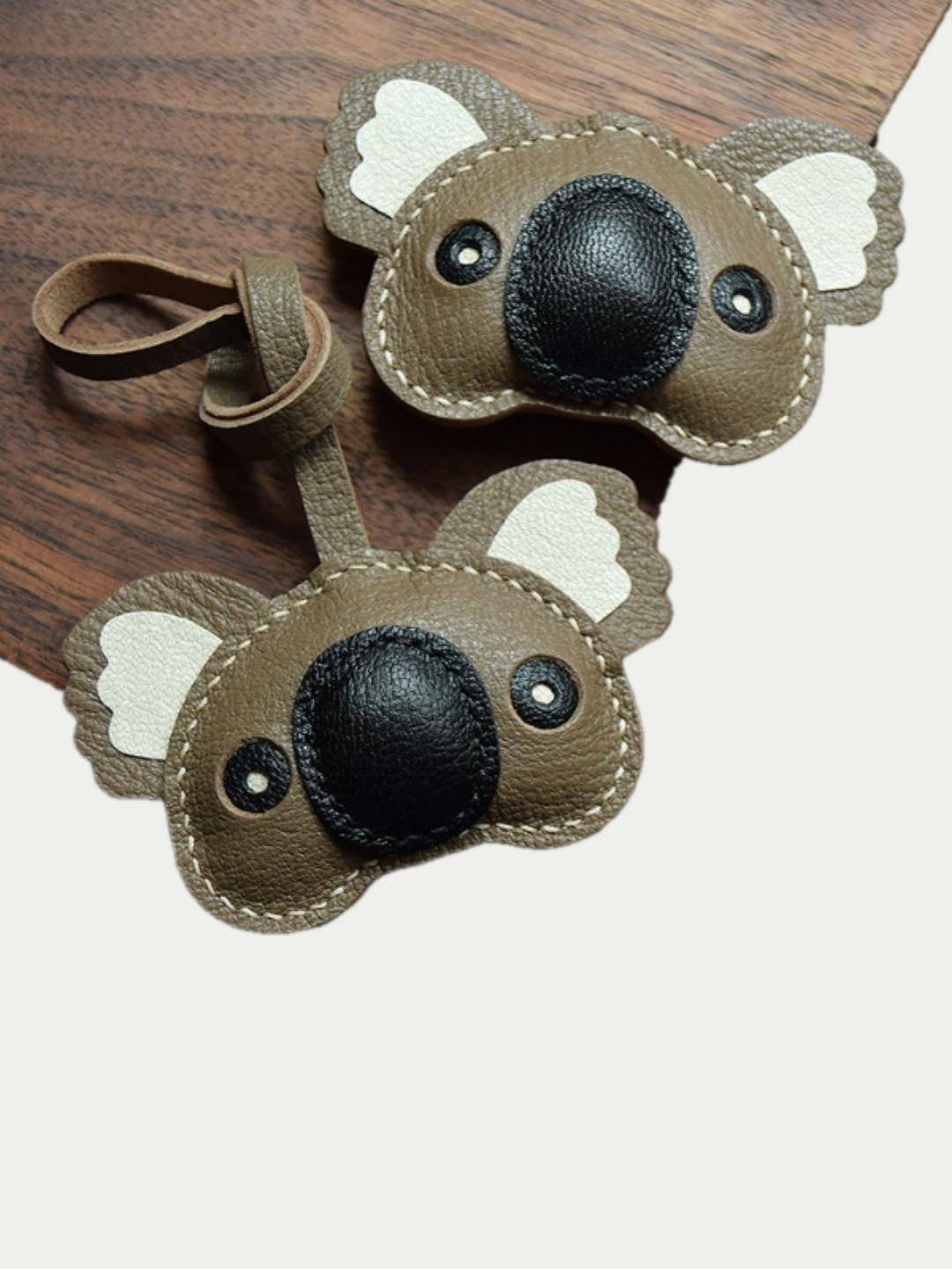 koala bag charm gift
luxury handmade gift set
French sheepskin handmade keychain