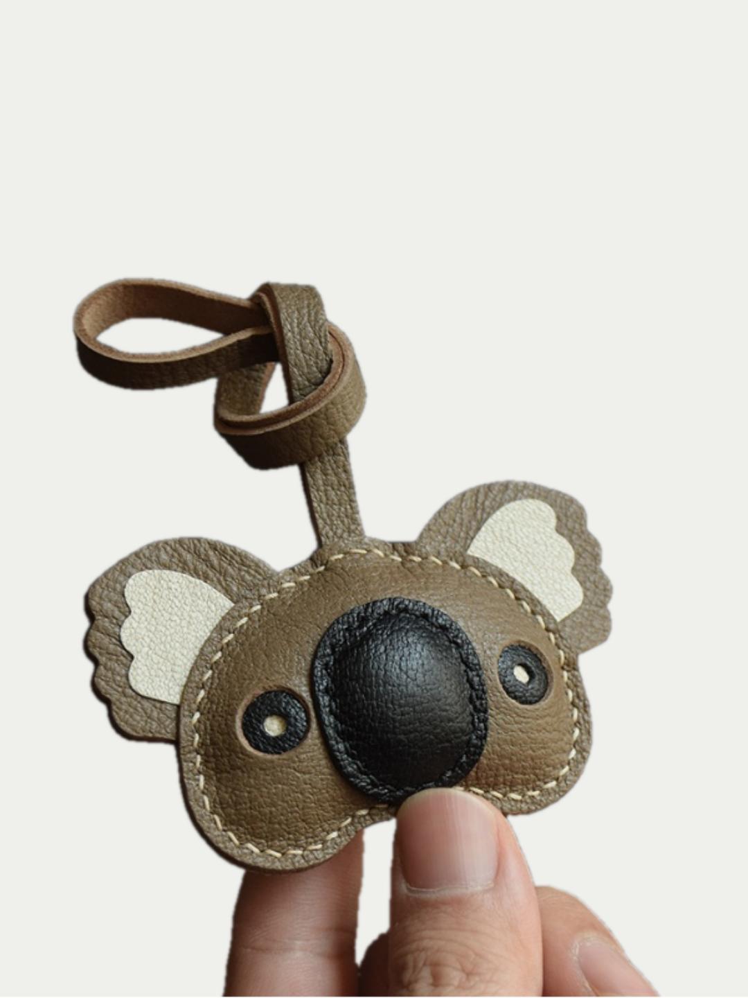 koala bag charm gift
luxury handmade gift set
French sheepskin handmade keychain