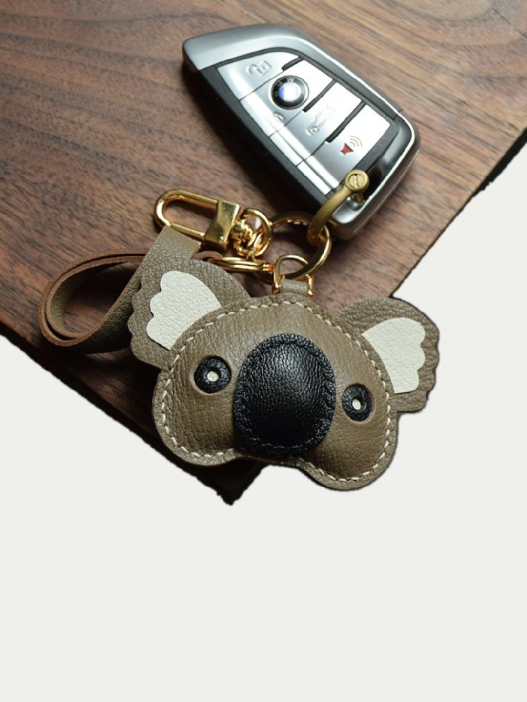 koala bag charm gift
luxury handmade gift set
French sheepskin handmade keychain