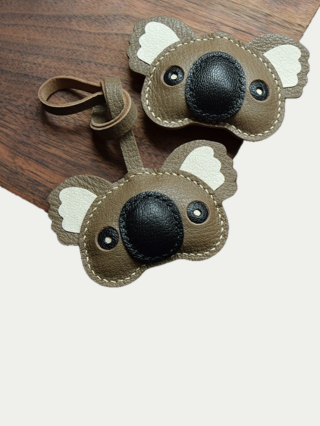 koala bag charm gift
luxury handmade gift set
French sheepskin handmade keychain