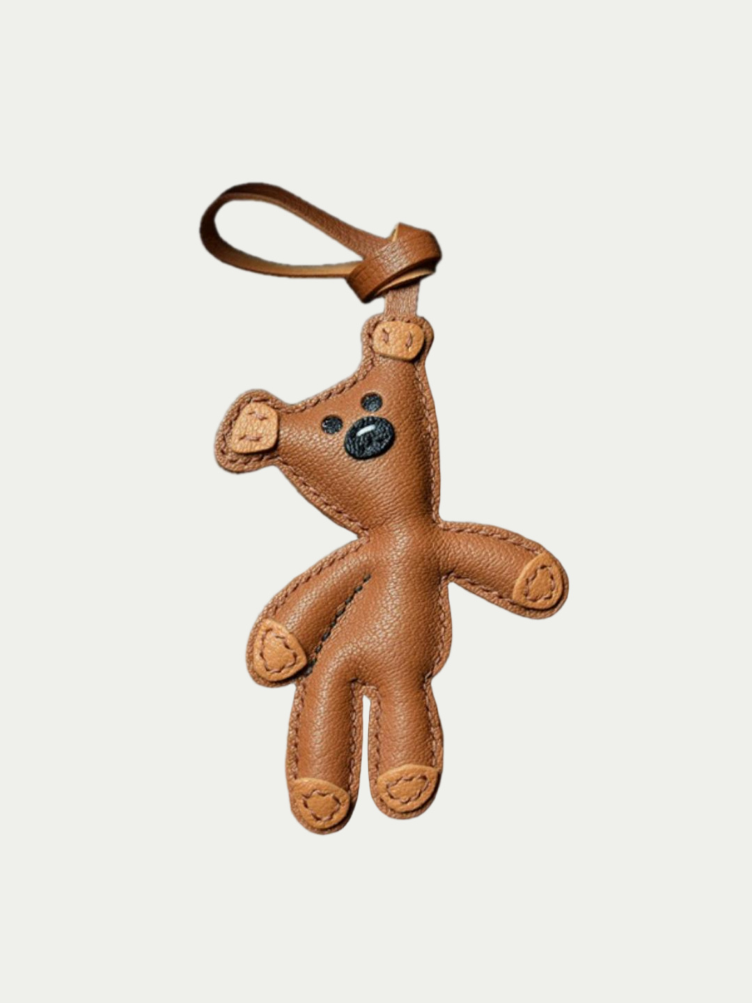 little bear bag charm gift
luxury handmade gift set
French sheepskin handmade keychain